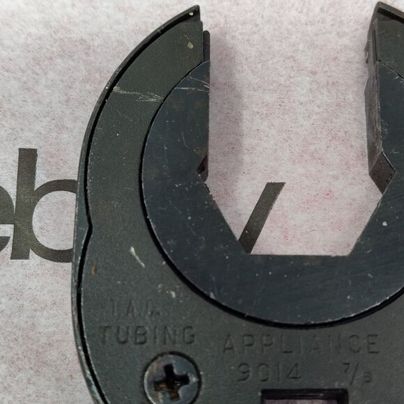 TAC Tubing Appliance 9014 7/8” Drive Ratcheting Crowsfoot 3/8” Drive **READ** - Picture 3 of 8